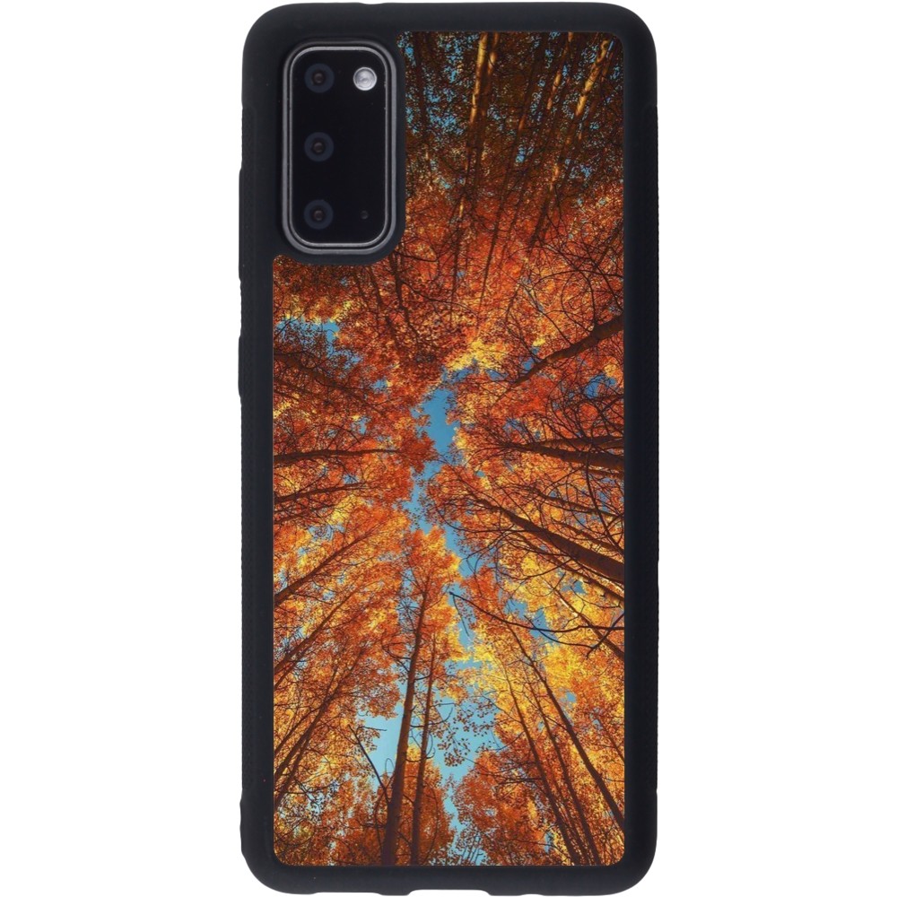 Samsung Galaxy S20 Case Hülle - Silikon schwarz Autumn 25 Trees