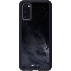 Coque Samsung Galaxy S20 - Silicone rigide noir Black Sky Clouds