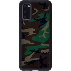 Hülle Samsung Galaxy S20 - Silikon schwarz Camouflage 3
