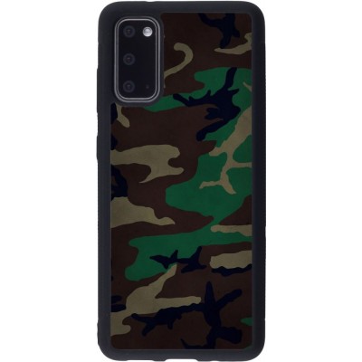 Coque Samsung Galaxy S20 - Silicone rigide noir Camouflage 3