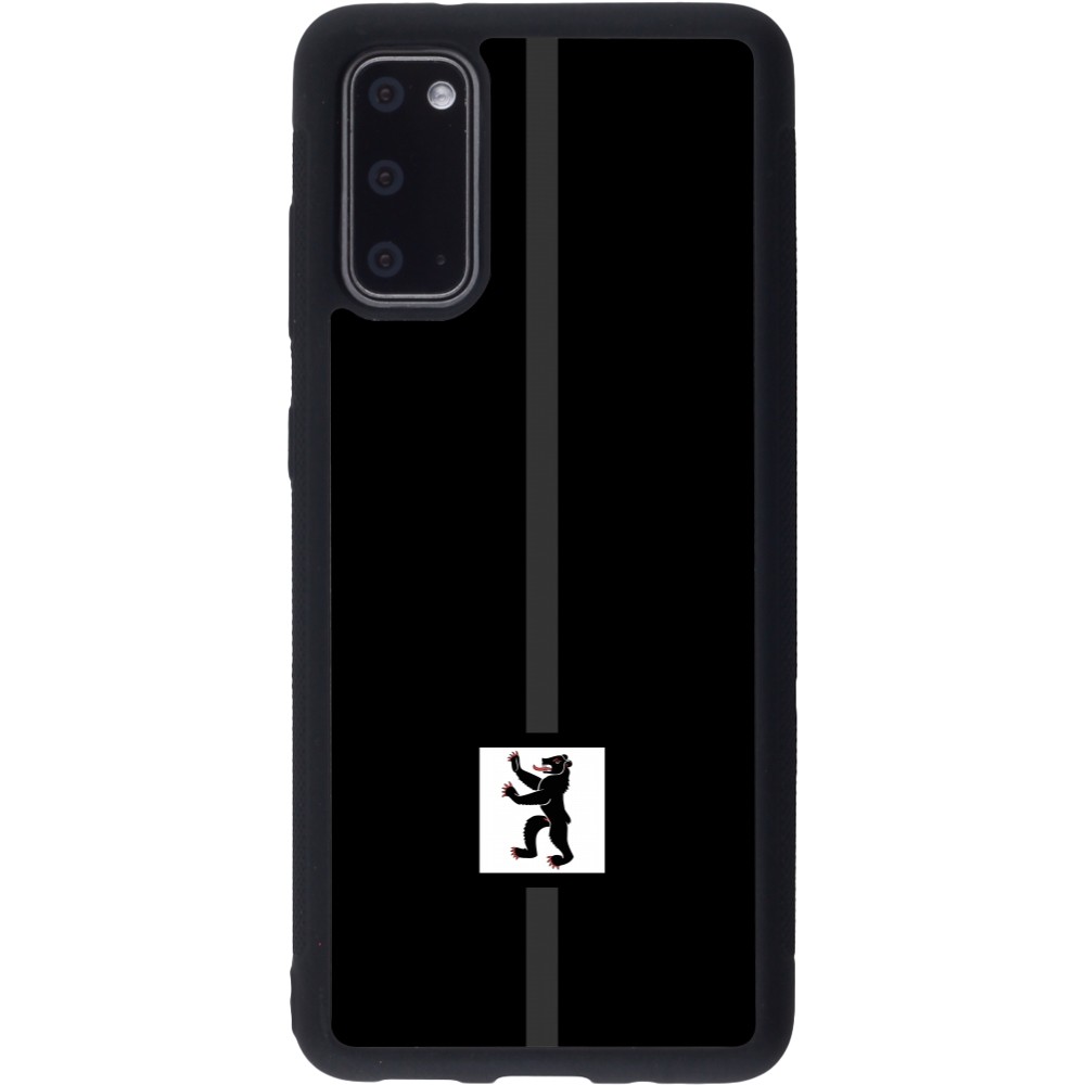 Samsung Galaxy S20 Case Hülle - Silikon schwarz Kanton AI schwarz