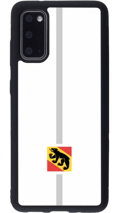 Samsung Galaxy S20 Case Hülle - Silikon schwarz Kanton BE weiss
