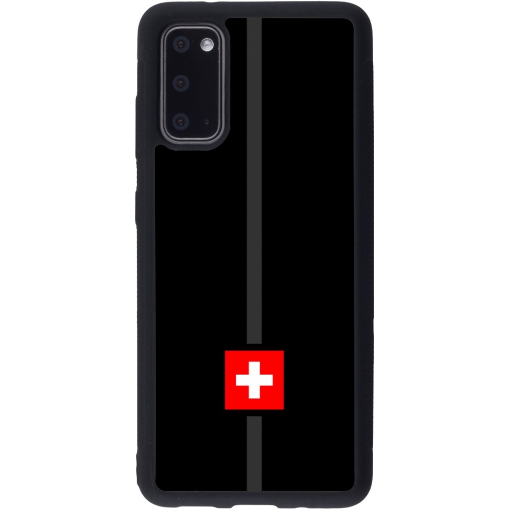 Samsung Galaxy S20 Case Hülle - Silikon schwarz Kanton CH schwarz