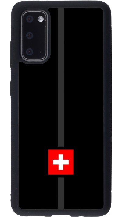 Samsung Galaxy S20 Case Hülle - Silikon schwarz Kanton CH schwarz