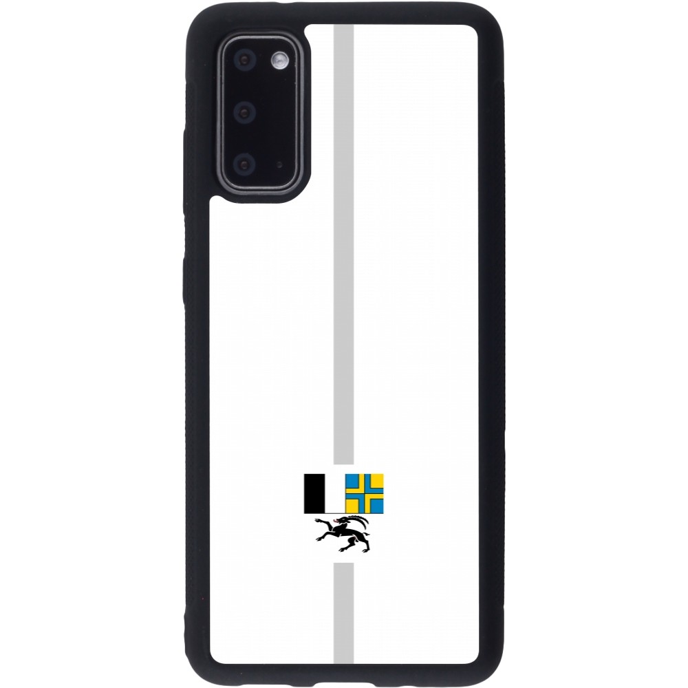 Samsung Galaxy S20 Case Hülle - Silikon schwarz Kanton GR weiss