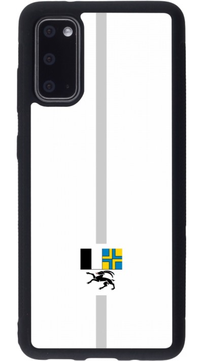 Samsung Galaxy S20 Case Hülle - Silikon schwarz Kanton GR weiss