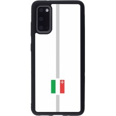 Samsung Galaxy S20 Case Hülle - Silikon schwarz Kanton NE weiss