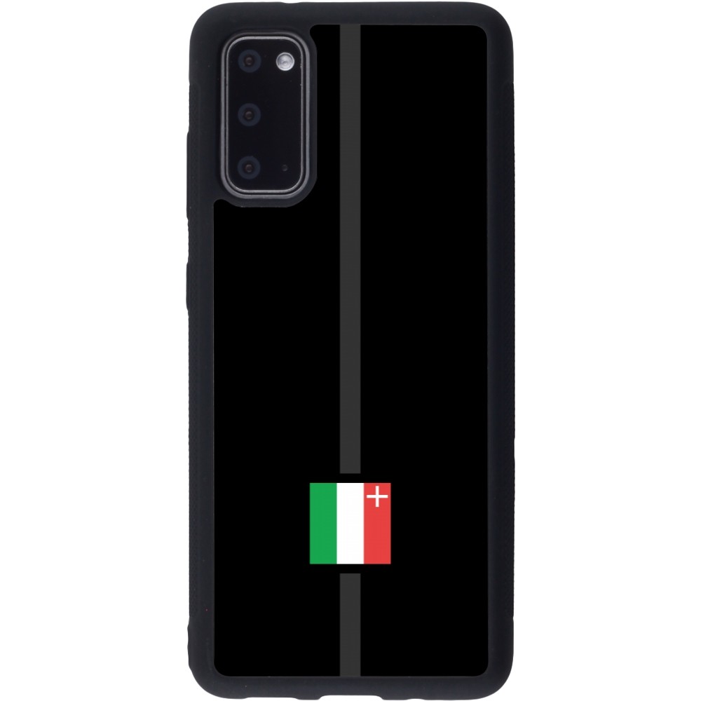 Coque Samsung Galaxy S20 - Silicone rigide noir Canton NE noir