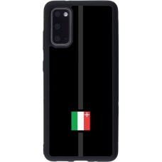 Coque Samsung Galaxy S20 - Silicone rigide noir Canton NE noir