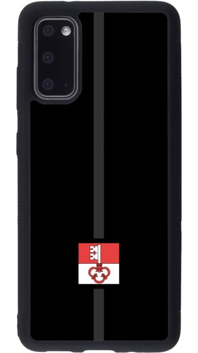 Samsung Galaxy S20 Case Hülle - Silikon schwarz Kanton OW schwarz
