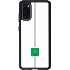 Samsung Galaxy S20 Case Hülle - Silikon schwarz Kanton SG weiss