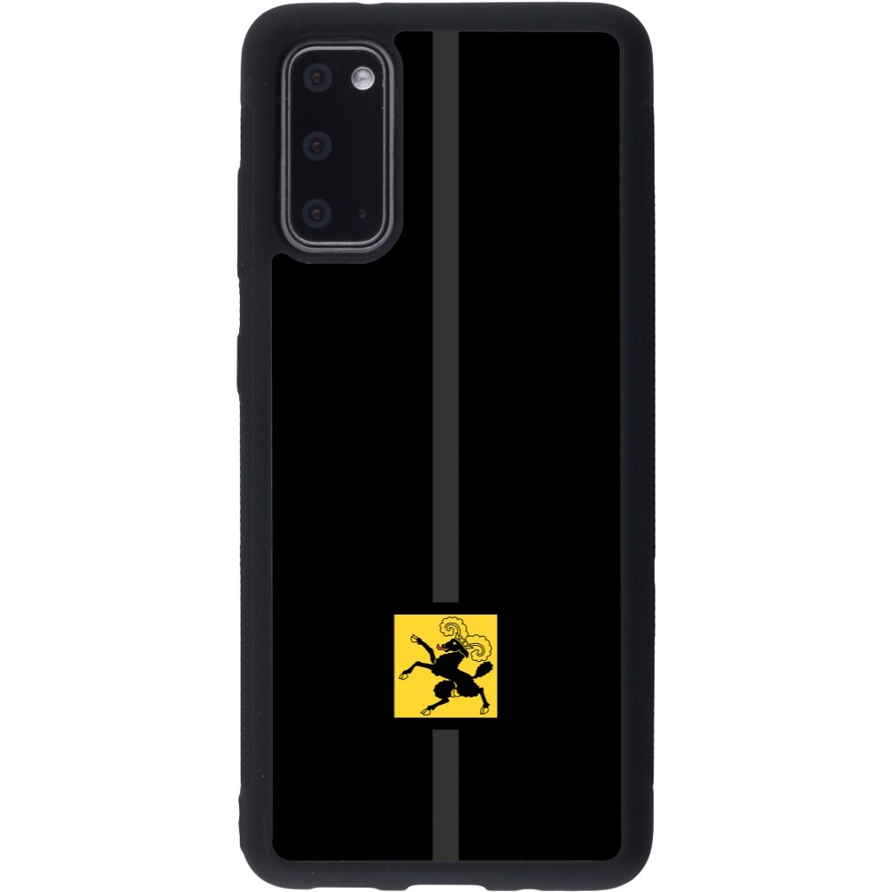 Samsung Galaxy S20 Case Hülle - Silikon schwarz Kanton SH schwarz