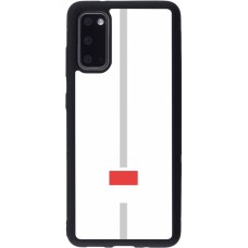 Samsung Galaxy S20 Case Hülle - Silikon schwarz Kanton SO weiss