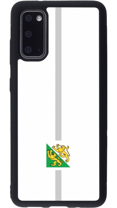 Samsung Galaxy S20 Case Hülle - Silikon schwarz Kanton TG weiss