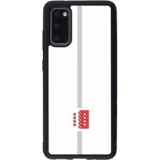 Samsung Galaxy S20 Case Hülle - Silikon schwarz Kanton VS weiss