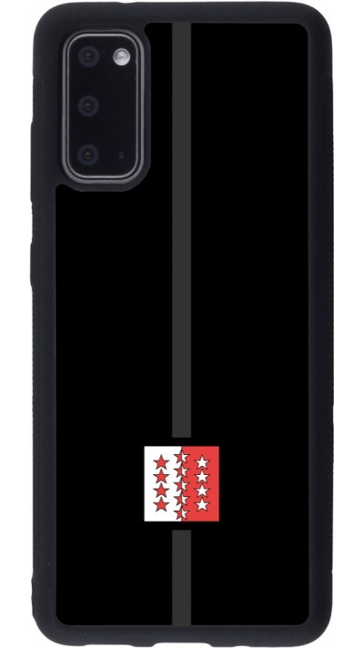 Samsung Galaxy S20 Case Hülle - Silikon schwarz Kanton VS schwarz