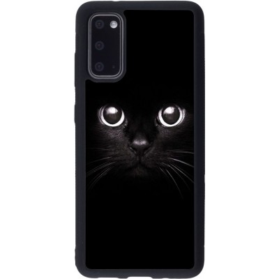 Hülle Samsung Galaxy S20 - Silikon schwarz Cat eyes