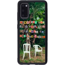 Coque Samsung Galaxy S20 - Silicone rigide noir Chairs DTMF