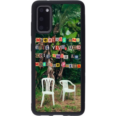 Coque Samsung Galaxy S20 - Silicone rigide noir Chairs DTMF