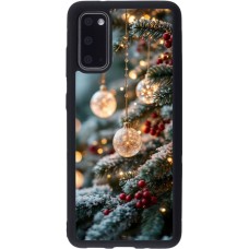 Coque Samsung Galaxy S20 - Silicone rigide noir Christmas 25 Xmas Decorated Tree