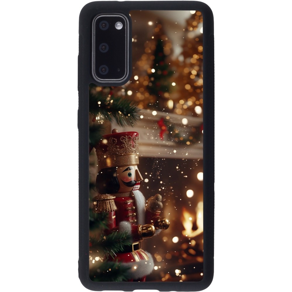 Coque Samsung Galaxy S20 - Silicone rigide noir Christmas 25 Xmas Nutcracker