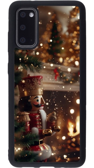 Coque Samsung Galaxy S20 - Silicone rigide noir Christmas 25 Xmas Nutcracker