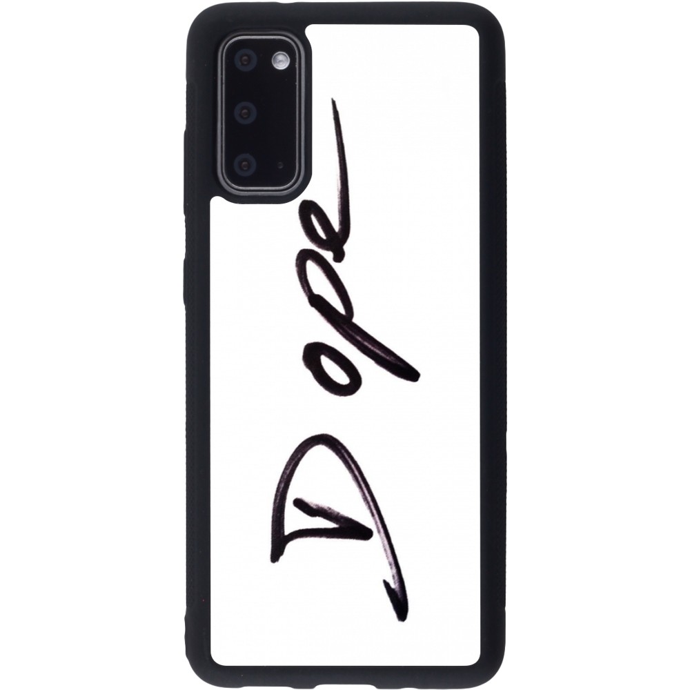 Coque Samsung Galaxy S20 - Silicone rigide noir Dope