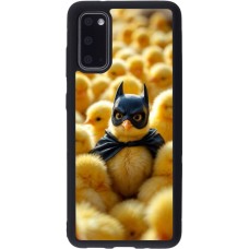 Coque Samsung Galaxy S20 - Silicone rigide noir Easter 2026 Chicken Batman