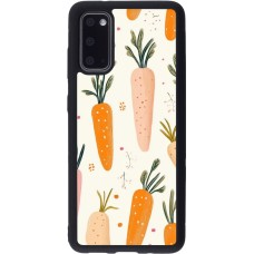 Coque Samsung Galaxy S20 - Silicone rigide noir Easter 2026 Illustration carrots