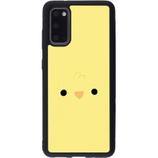 Coque Samsung Galaxy S20 - Silicone rigide noir Easter 2026 Little chicken