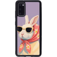 Coque Samsung Galaxy S20 - Silicone rigide noir Easter 2026 Rabbit with scarf