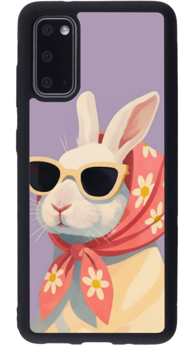 Coque Samsung Galaxy S20 - Silicone rigide noir Easter 2026 Rabbit with scarf