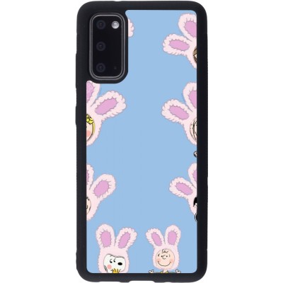 Coque Samsung Galaxy S20 - Silicone rigide noir Easter 2026 Snoopy