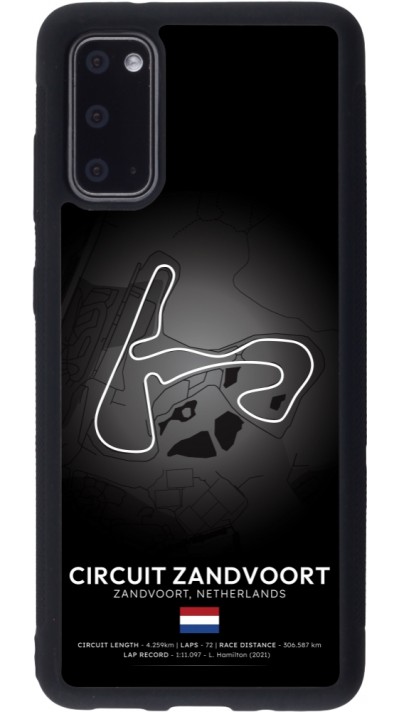 Coque Samsung Galaxy S20 - Silicone rigide noir F1 Track 2025 Netherlands