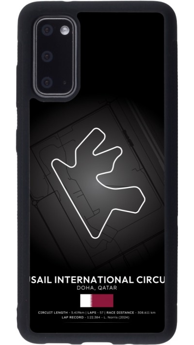 Coque Samsung Galaxy S20 - Silicone rigide noir F1 Track 2025 Qatar