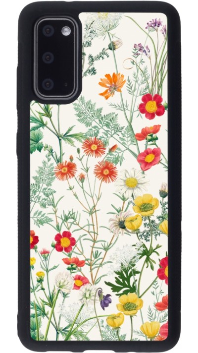 Coque Samsung Galaxy S20 - Silicone rigide noir Flora Botanical Wildlife