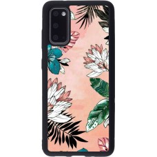 Coque Samsung Galaxy S20 - Silicone rigide noir Flowers Artprint