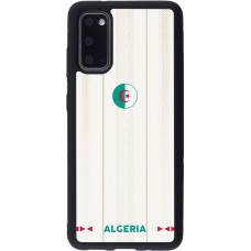 Coque Samsung Galaxy S20 - Silicone rigide noir Maillot de football Algérie 2026 personnalisable