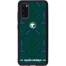 Coque Samsung Galaxy S20 - Silicone rigide noir Maillot de football Arabie saoudite 2026 personnalisable