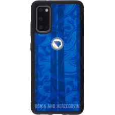 Coque Samsung Galaxy S20 - Silicone rigide noir Maillot de football Bosnie-Herzégovine 2026 personnalisable