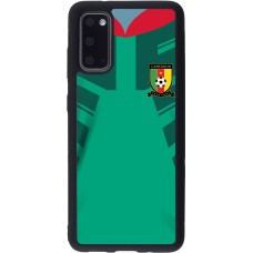 Samsung Galaxy S20 Case Hülle - Silikon schwarz Kamerun 2022 personalisierbares Fussballtrikot