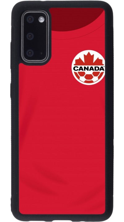 Samsung Galaxy S20 Case Hülle - Silikon schwarz Kanada 2022 personalisierbares Fussballtrikot