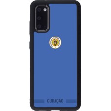 Coque Samsung Galaxy S20 - Silicone rigide noir Maillot de football Curaçao 2026 personnalisable