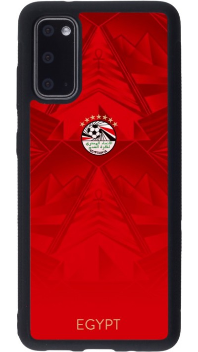 Coque Samsung Galaxy S20 - Silicone rigide noir Maillot de football E?gypte 2026 personnalisable