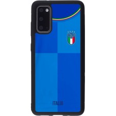 Samsung Galaxy S20 Case Hülle - Silikon schwarz Italien 2022 personalisierbares Fußballtrikot
