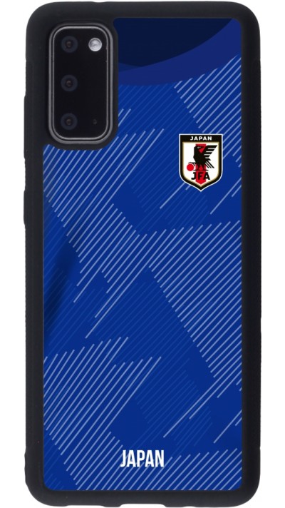 Samsung Galaxy S20 Case Hülle - Silikon schwarz Japan 2022 personalisierbares Fussballtrikot
