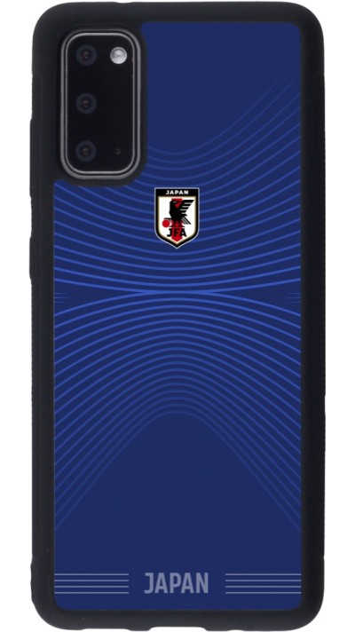 Coque Samsung Galaxy S20 - Silicone rigide noir Maillot de football Japon 2026 personnalisable