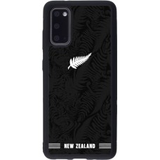 Coque Samsung Galaxy S20 - Silicone rigide noir Maillot de football Nouvelle-Zélande 2026 personnalisable