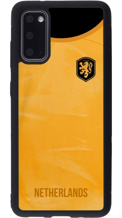 Samsung Galaxy S20 Case Hülle - Silikon schwarz Holland 2022 personalisierbares Fußballtrikot