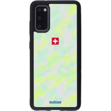 Coque Samsung Galaxy S20 - Silicone rigide noir Maillot de football Suisse Away 2026 personnalisable